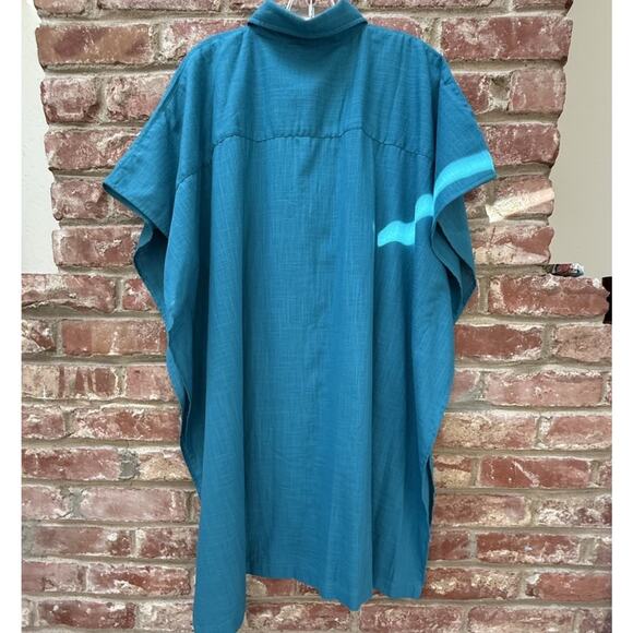 NWT Sunsets AVALON TEAL Shore Thing Tunic Swim‎ Cover-up, US Large/X-Large NEW - Picture 10 of 11